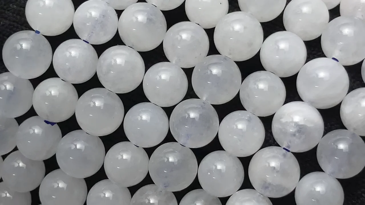 ブラジル産ミルキーゴシェナイト ラウンド8mm ブレスレット｜天然石