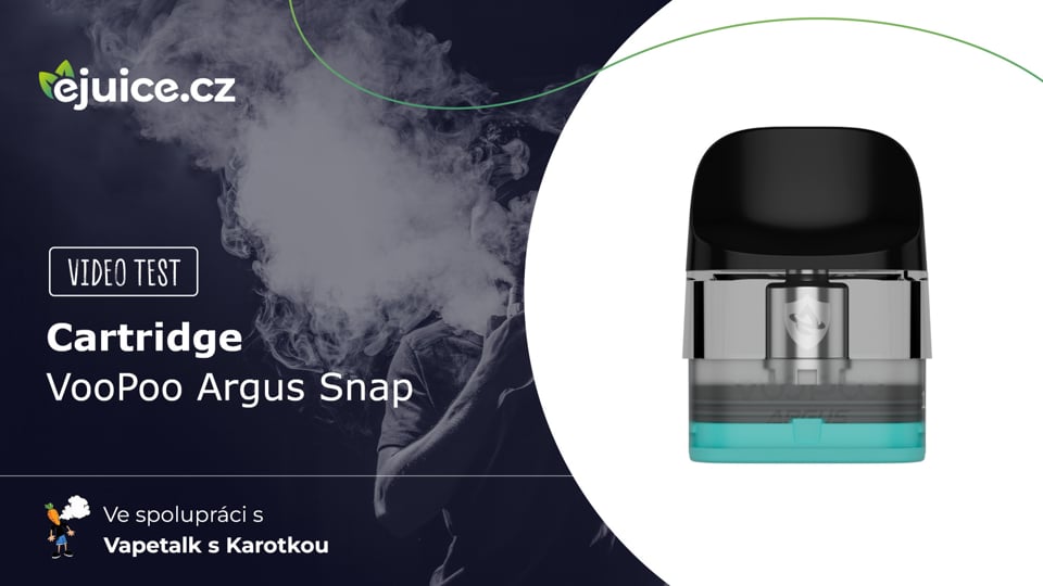 Cartridge VooPoo Argus Snap - video test (CZ)
