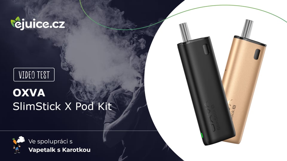 OXVA SlimStick X Pod Kit - video test (CZ)
