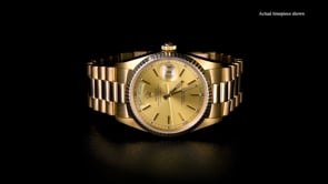 Pre-Owned Rolex Day-Date Mens 36mm Automatic 18kt Yellow Gold Watch