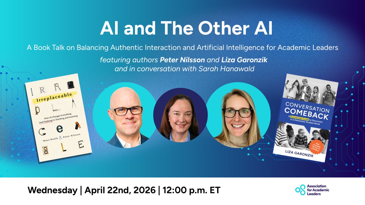 Video still from &ldquo;AI and the Other AI&rdquo; book talk with Liza Garonzik