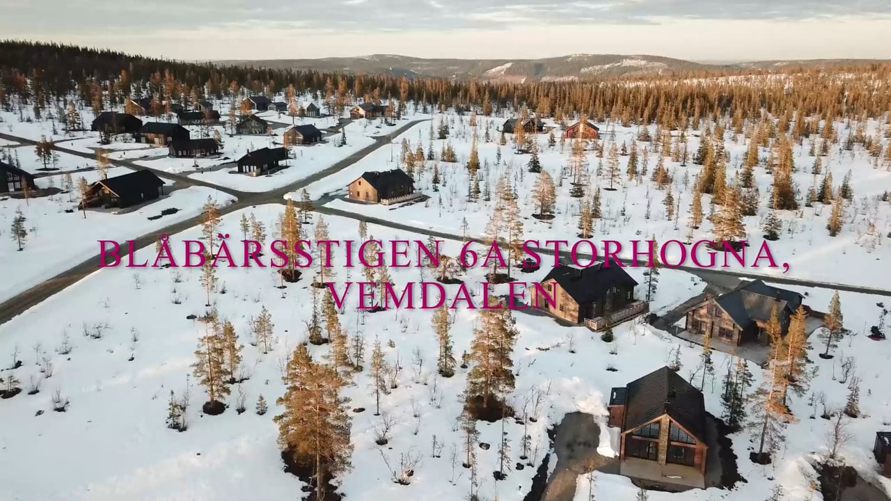 5 rum Lägenhet på Blåbärsstigen 6B Vemdalen Bergs kommun - video