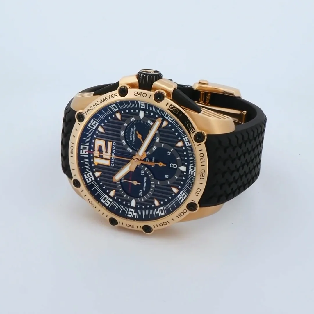 Pre-owned Chopard Classic 1276 18k Rose Gold Black dial | Gray & Sons