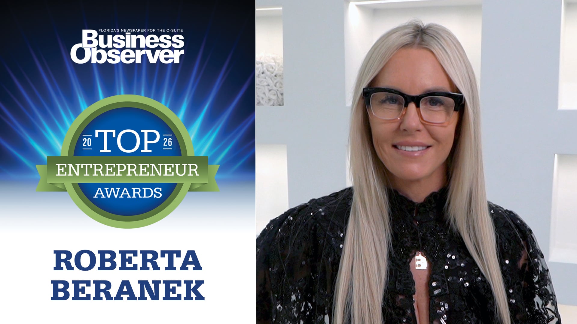 Roberta Beranek: Top Entrepreneur 2026 (Business Observer)