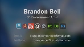 Vimeo video thumbnail for Brandon Bell Environment Art Reel