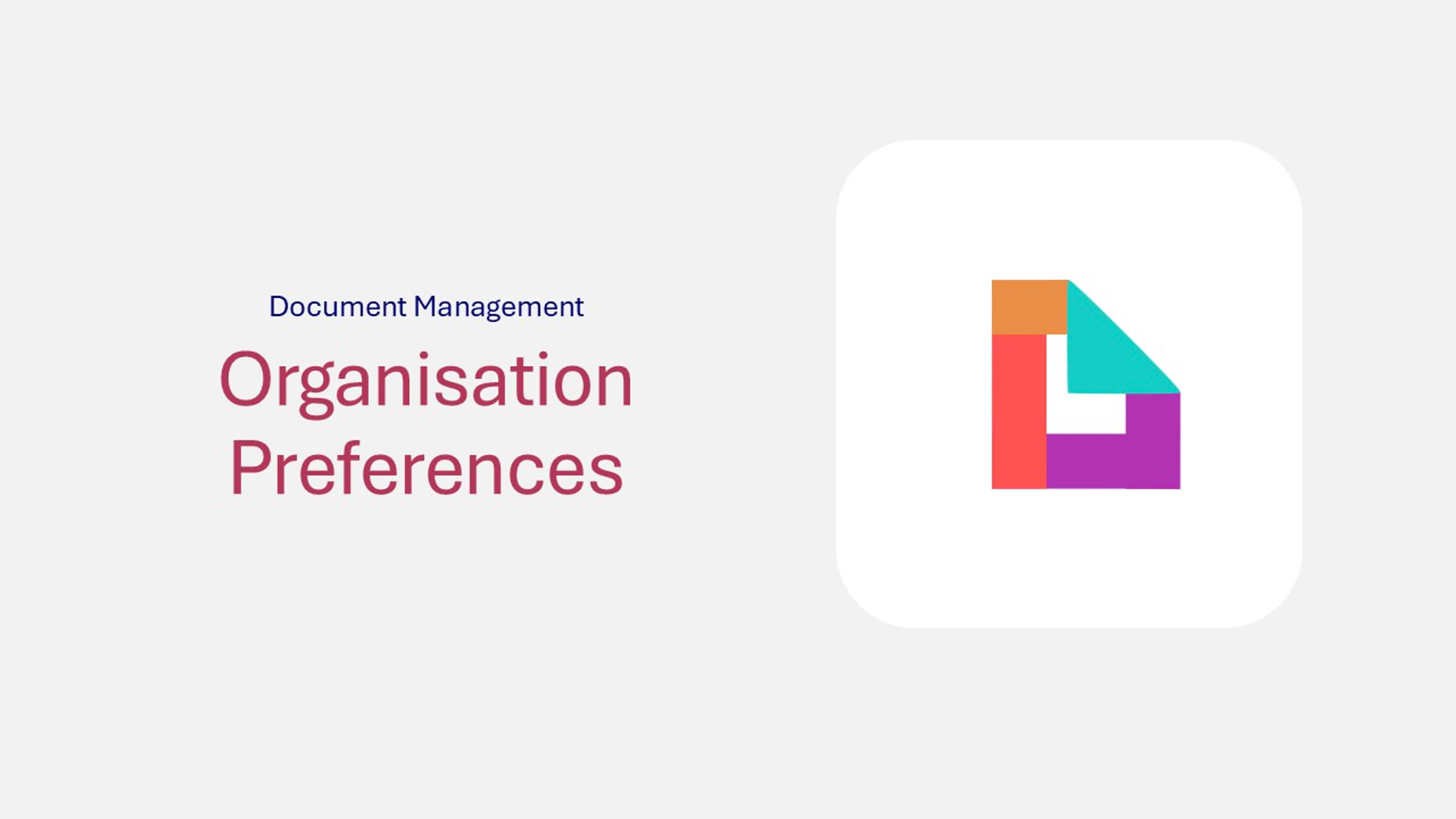 Document Management - Organisation Preferences | Videos & Movies on Vimeo