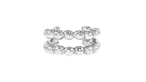 Italian Sterling Silver Jewelry Set: Two Single Ear Cuffs