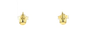 Italian 10kt Yellow Gold Petite Teardrop Stud Earrings