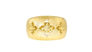 Italian 10kt Yellow Gold Florentine-Style Ring