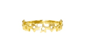 10kt Yellow Gold Stars Ring