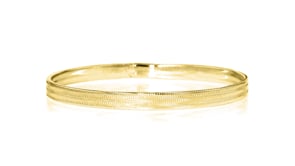Italian 10kt Yellow Gold Mesh Stretch Bracelet