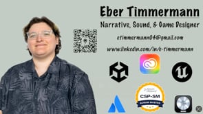 Vimeo video thumbnail for Eber Timmermann Senior Reel