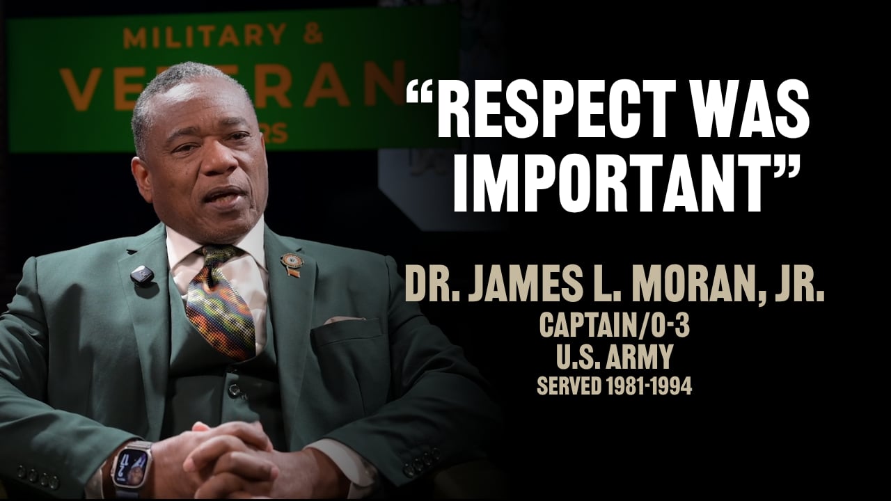 Dr. James L. Moran, Jr. - "Respect was important"