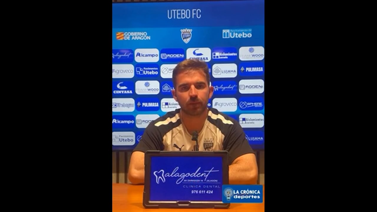 LA PREVIA / Utebo FC - CD Ebro / JUAN CASAJÚS (Entrenador Utebo) Jor. 33 - Segunda Rfef Gr. 2 / Fuente: Facebook Utebo FC