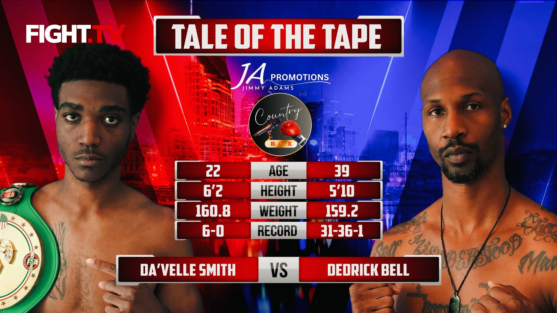 Da'velle Smith vs. Dedrick Bell
