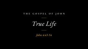 True Life - John 4:43-54 - April 26, 2026