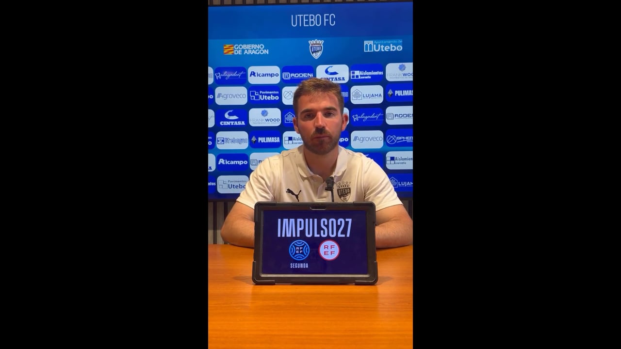 JUAN CASAJÚS (Entrenador Utebo) Utebo FC 1-0 CD Ebro / Jor. 33 - Segunda Rfef / Gr 2 / Fuente: Facebook Utebo FC