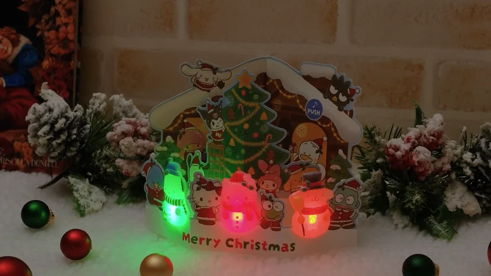 クリスマス】 サンリオ ライト＆メロディー サンリオキャラクターズ家