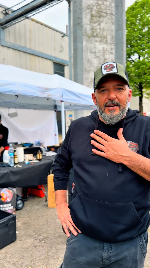 Un bell’incontro alla BBQ Expo in Italia.