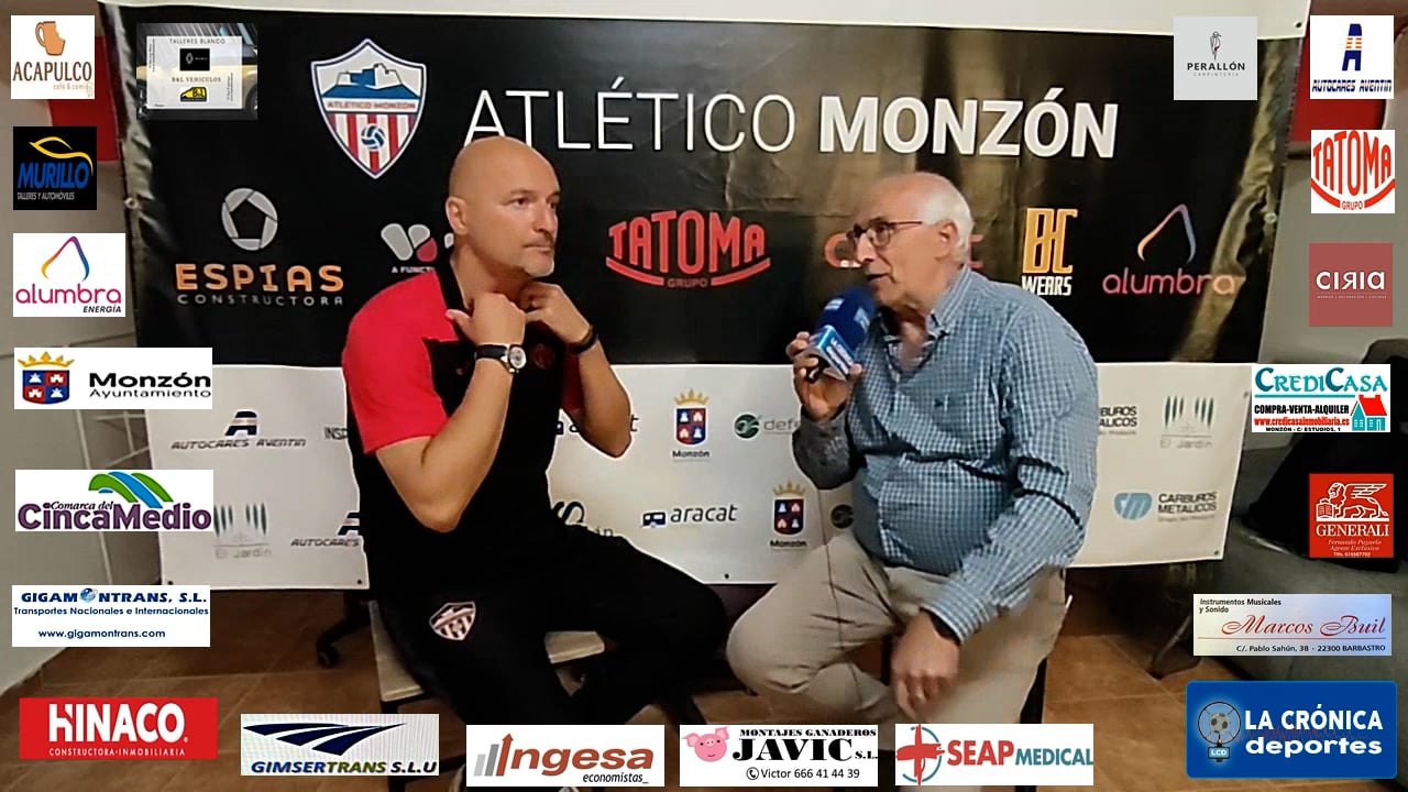 ISMAEL MARIANI (Entrenador Monzón) At Monzón Alumbra 1-0 CD Caspe / J 32 / 3ª RFEF