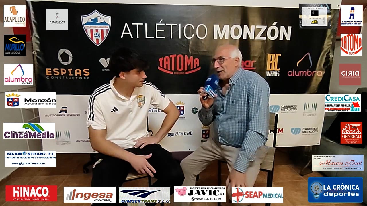 JAVIER  ABBAD  DOÑATE (Jugador Caspe) At Monzón Alumbra 1-0 CD Caspe / J 32 / 3ª RFEF