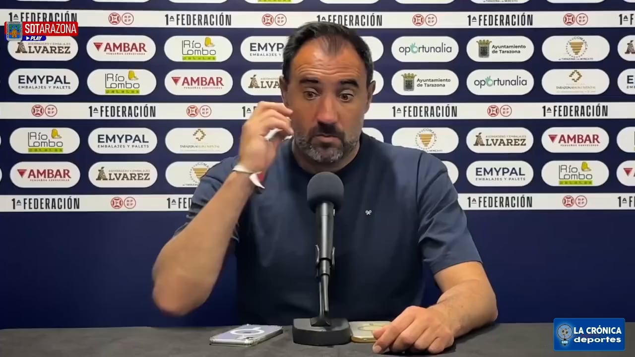 JUANMA BARRERO (Entrenador Tarazona) Algeciras CF 1-0 SD Tarazona / J34 - 1ª RFEF G2 / Fuente: SD Tarazona 