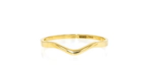 Italian 10kt Yellow Gold Wave Ring