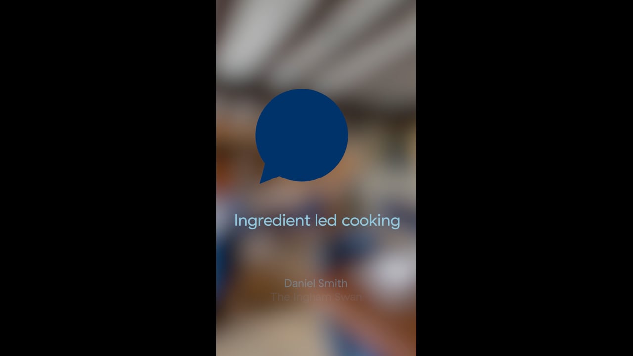 Ingredient led cooking