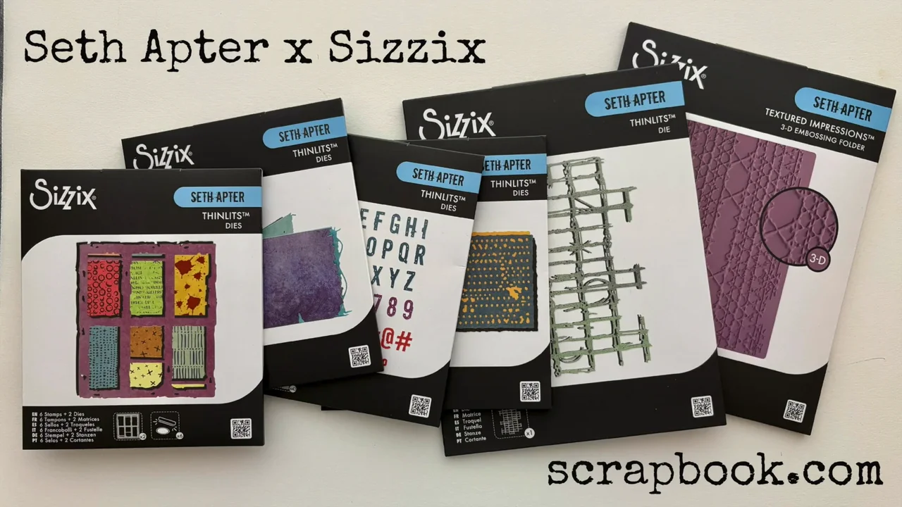 Sizzix - Seth Apter - 3D Textured Impressions Embossing Folder