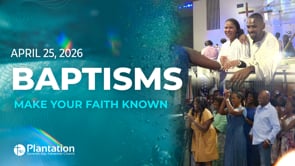 Baptism by Pastor N. Abraham Rose on April 25, 2026