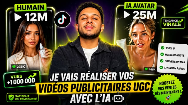 créer vos vidéos UGC avec l'IA