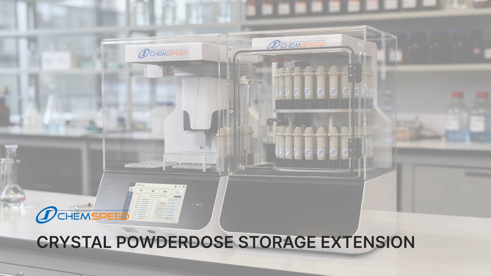 CRYSTAL POWDERDOSE Dispensing Container Storage Extension