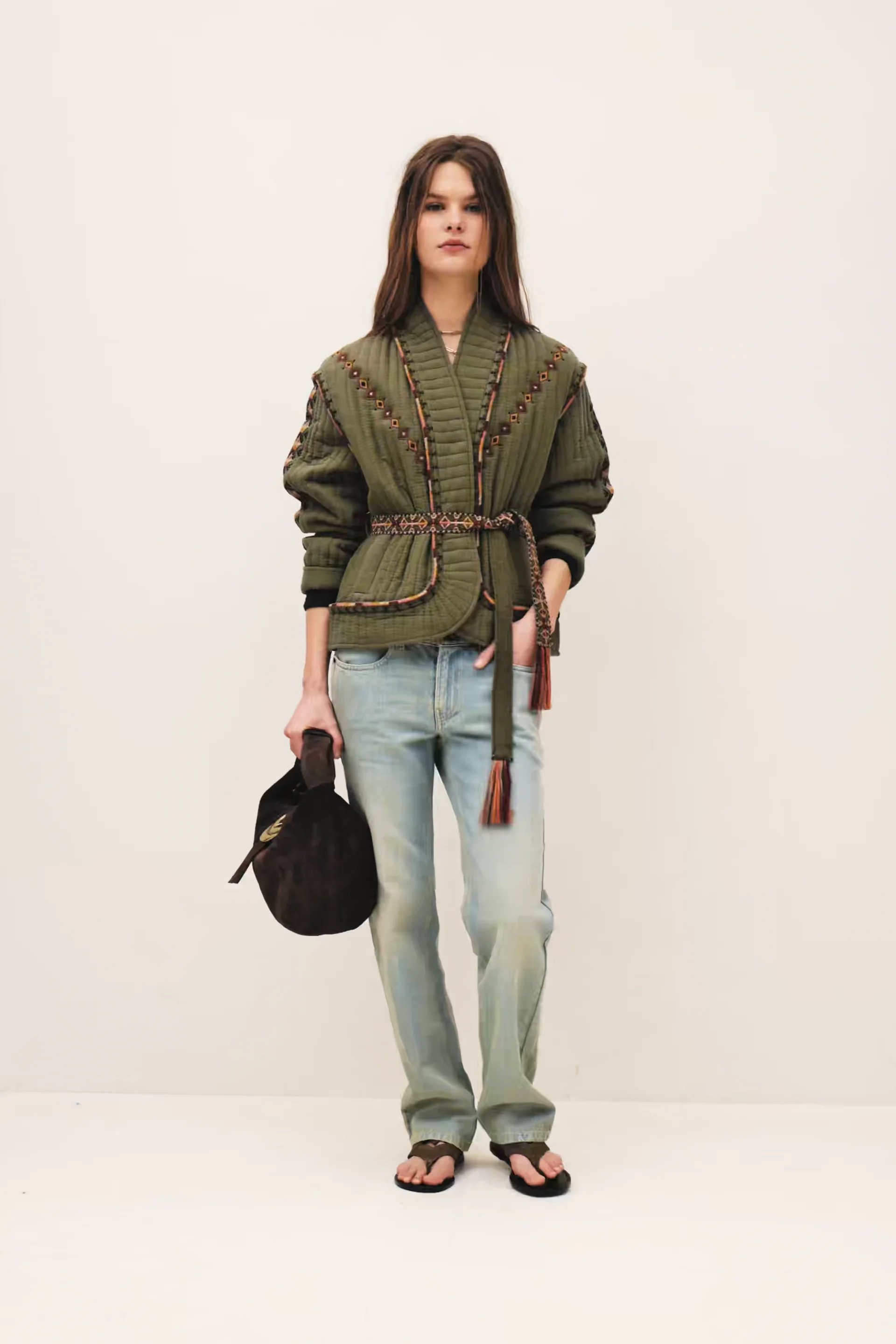 Jacket Cocoon Green // ba&sh US