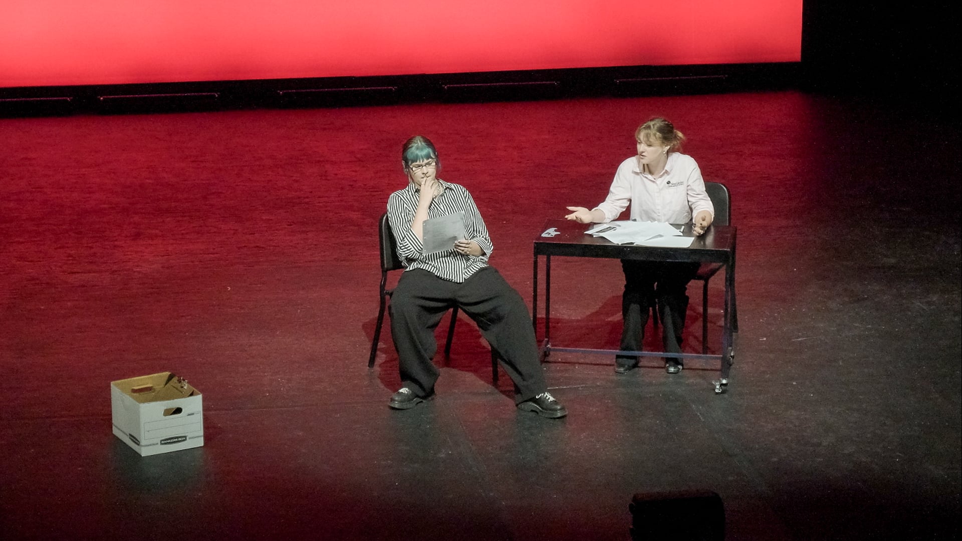 The Pillowman Megan Cardille & Maddy Claire Tuggle