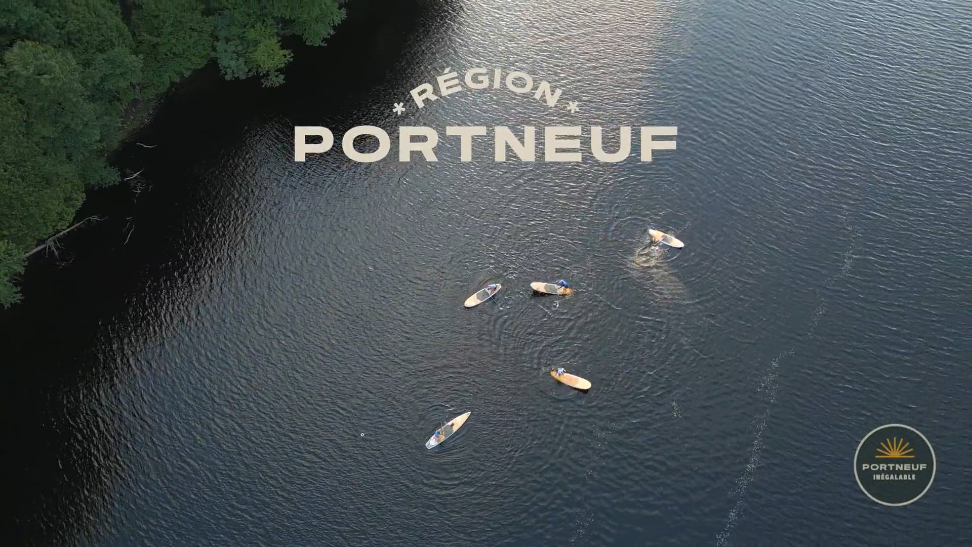 Parcours en lacs - région de Portneuf