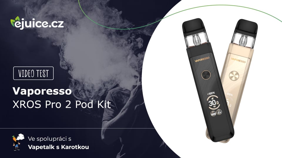 Vaporesso XROS Pro 2 Pod Kit - video test (CZ)
