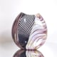 NIMBUS Handmade Murano Glass Vase | Modern Oval White Beige Filigree Design video