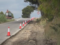 En marxa les obres del nou carril bici fins Empúries