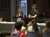 Visita dels joves de l’Esbotzada a l’Ajuntament