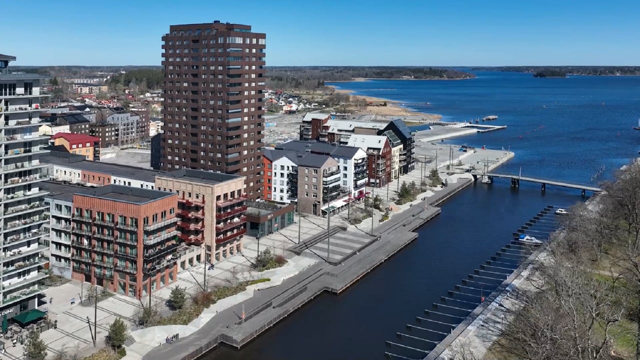 4 rum Lägenhet på Sjöfartsgatan 1 Norrtälje Hamn Norrtälje kommun - video