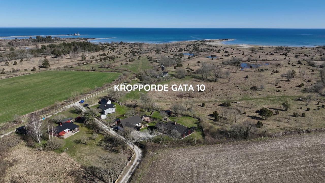 4 rum Fritidshus på Kropporde gata 10 Hagaby Borgholms kommun - video