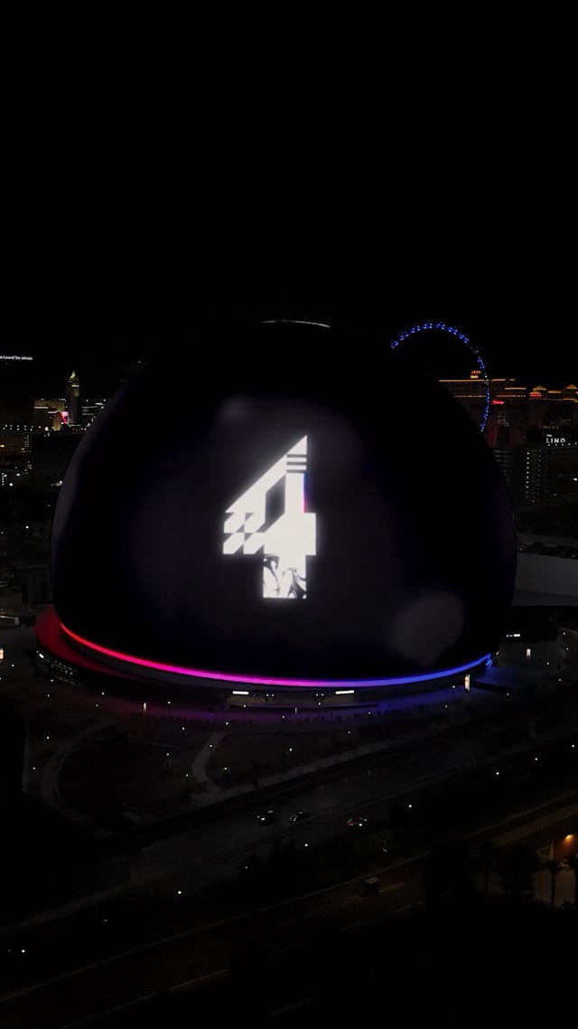 Video still from The Sphere Takeover 9x16