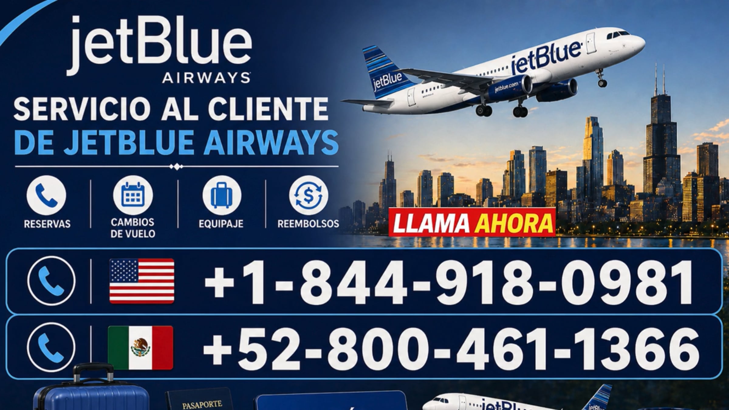 (21+) maneras de acceder al servicio al cliente de Jetblue por teléfono ...