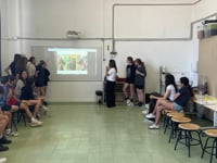 Sis alumnes de Polònia visiten l'Escala en el marc del projecte Erasmus+