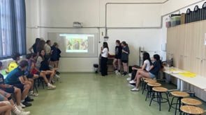 Sis alumnes de Polònia visiten l'Escala en el marc del projecte Erasmus+