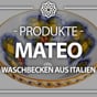 Video: Mateo – handbemaltes Keramikwaschbecken aus Italien