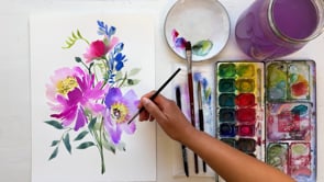 The Art of Floral Composition - S-Curve Peony