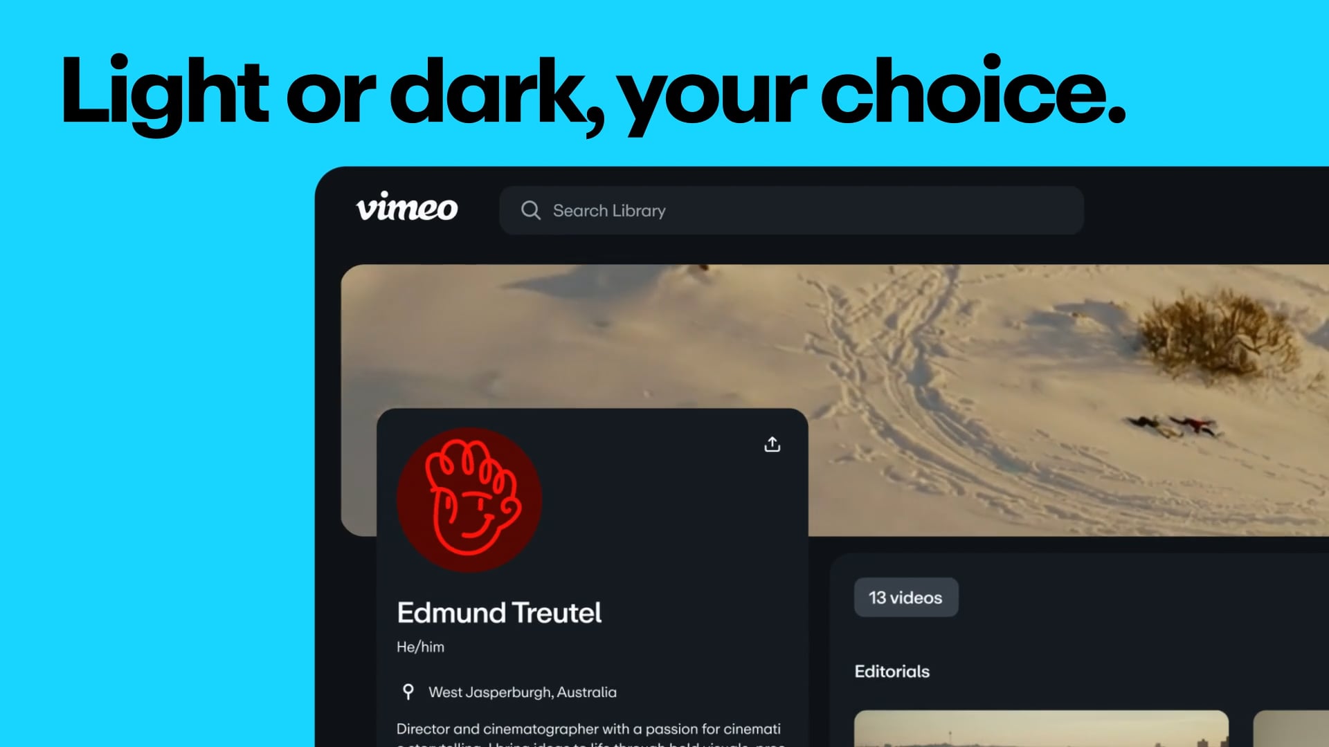 Introducing the new Vimeo Profile: rebuilt to show your work at its ...