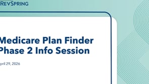 April 29, 2026 | CMS Medicare Plan Finder Phase II Information Session