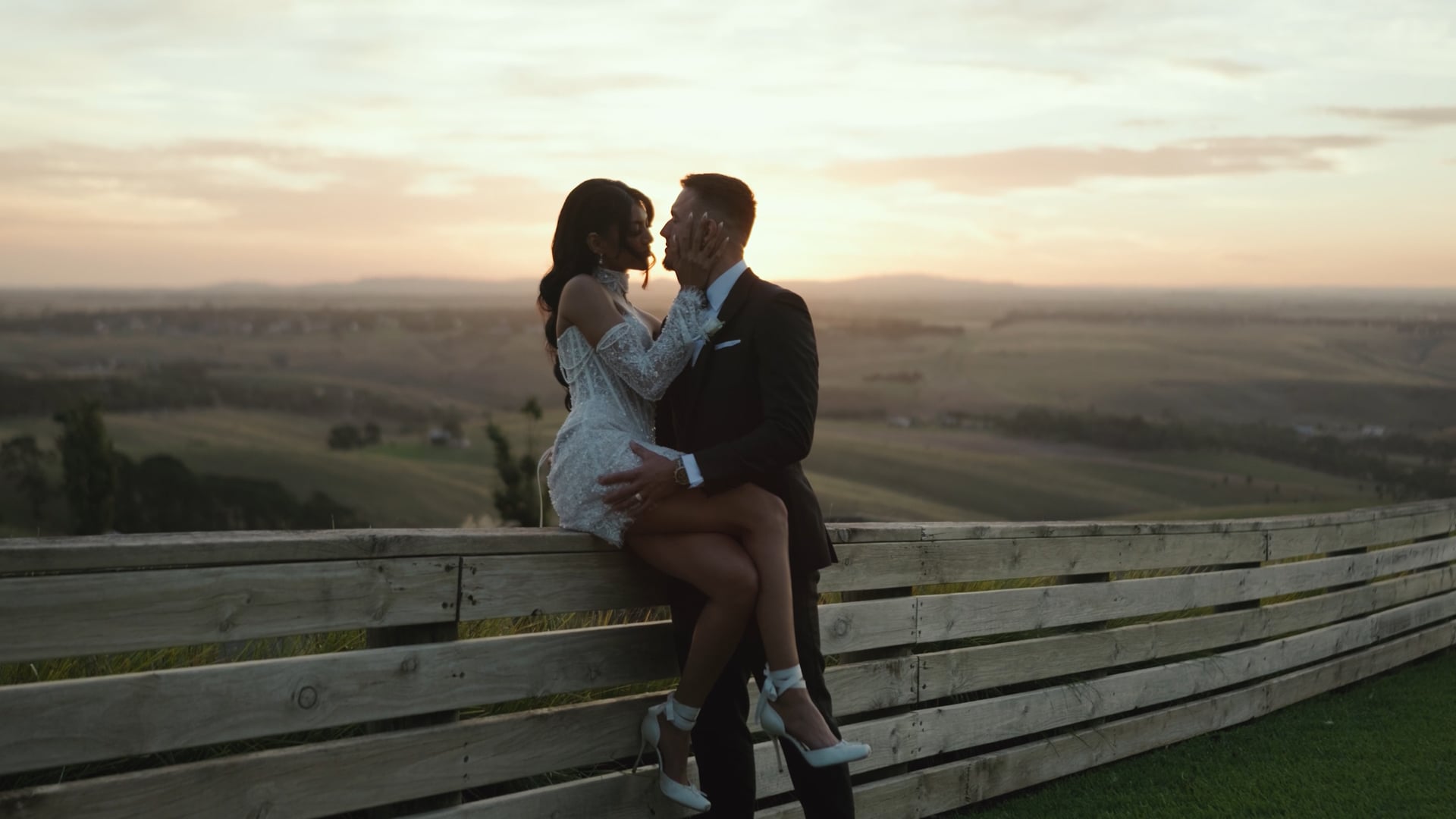 Dean and Rita wedding film at Marnong Estate, Mickleham, by C2 Films